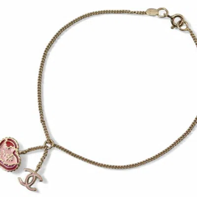 Pre-owned Chanel Plating Charm Bracelet () In Gold