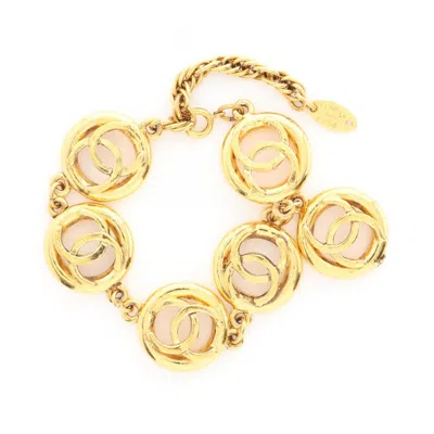 Pre-owned Chanel Plating Charm Bracelet () In Gold