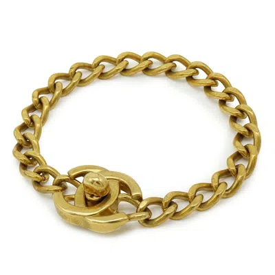 Pre-owned Chanel Plating Charm Bracelet () In Gold