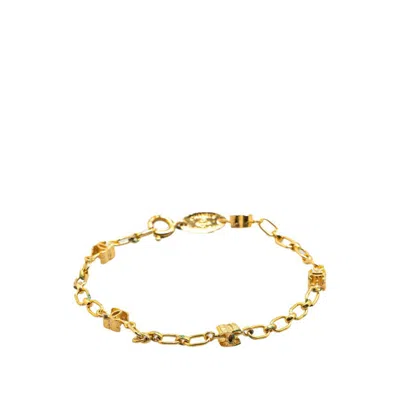 Pre-owned Chanel Plating Charm Bracelet () In Gold