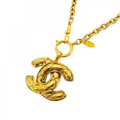 Pre-owned Chanel Plating Necklace () In Gold