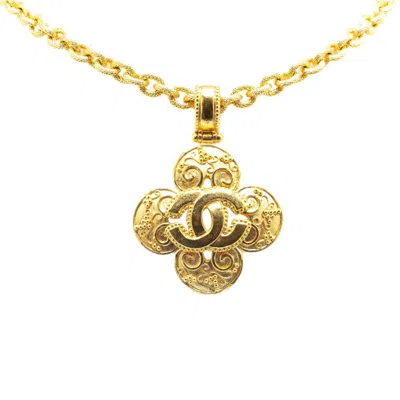 Pre-owned Chanel Plating Necklace () In Gold