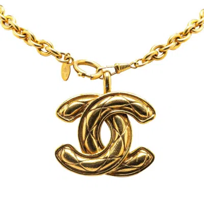 Pre-owned Chanel Plating Necklace () In Gold