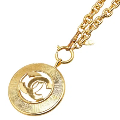 Pre-owned Chanel Plating Necklace () In Gold