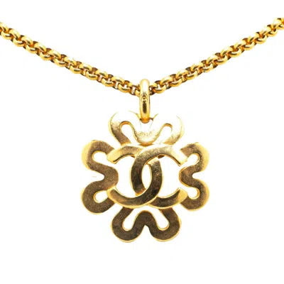 Pre-owned Chanel Plating Necklace () In Gold