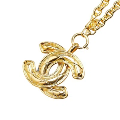 Pre-owned Chanel Plating Necklace () In Gold
