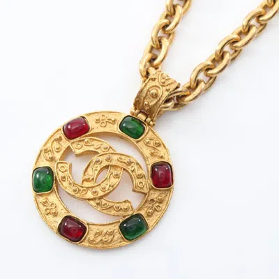 Pre-owned Chanel Plating Necklace () In Gold