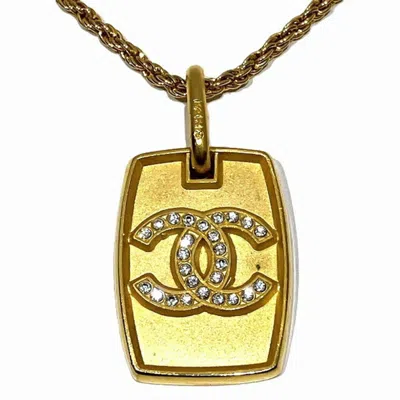 Pre-owned Chanel Plating Necklace () In Gold