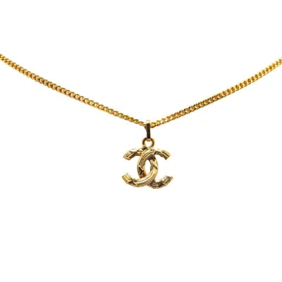 Pre-owned Chanel Plating Necklace () In Gold