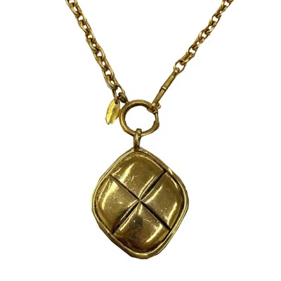 Pre-owned Chanel Plating Necklace () In Gold