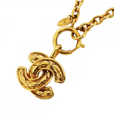 Pre-owned Chanel Plating Necklace () In Gold