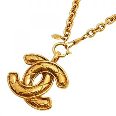 Pre-owned Chanel Plating Necklace () In Gold