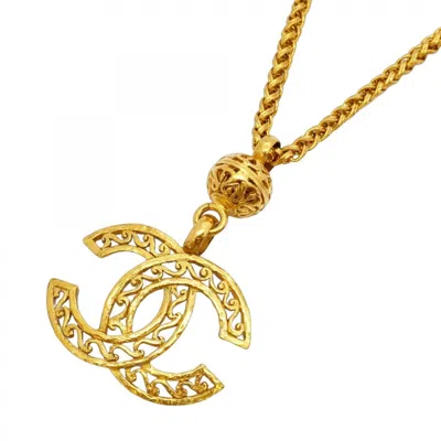 Pre-owned Chanel Plating Necklace () In Gold