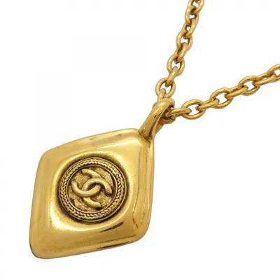 Pre-owned Chanel Plating Necklace () In Gold