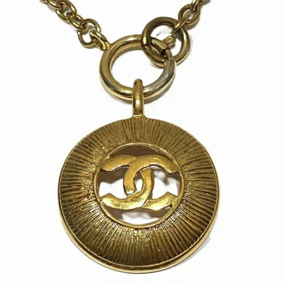 Pre-owned Chanel Plating Necklace () In Gold