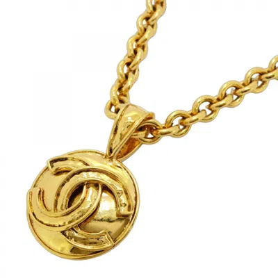 Pre-owned Chanel Plating Necklace () In Gold