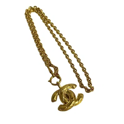 Pre-owned Chanel Plating Necklace () In Gold