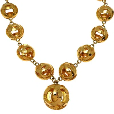 Pre-owned Chanel Plating Necklace () In Gold