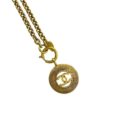 Pre-owned Chanel Plating Necklace () In Gold