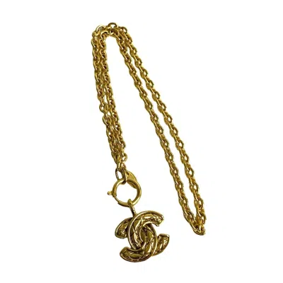 Pre-owned Chanel Plating Necklace () In Gold