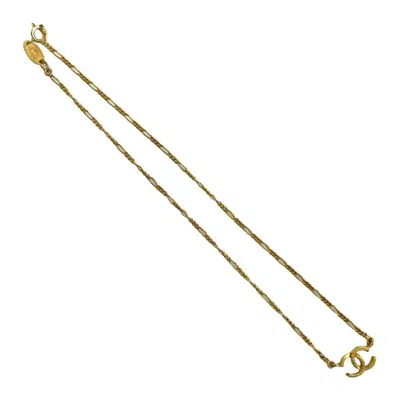 Pre-owned Chanel Plating Necklace () In Gold
