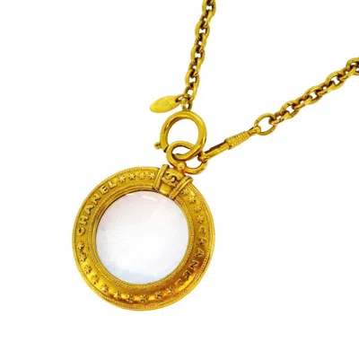 Pre-owned Chanel Plating Necklace () In Gold