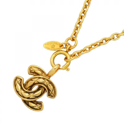 Pre-owned Chanel Plating Necklace () In Gold
