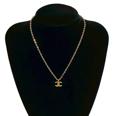 Pre-owned Chanel Plating Necklace () In Gold