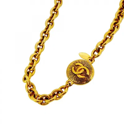 Pre-owned Chanel Plating Necklace () In Gold
