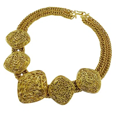 Pre-owned Chanel Plating Necklace () In Gold