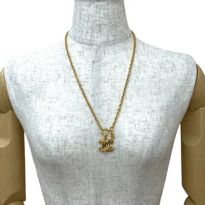 Pre-owned Chanel Plating Necklace () In Gold