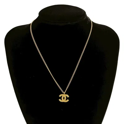Pre-owned Chanel Plating Necklace () In Gold
