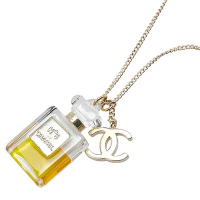 Pre-owned Chanel Plating Necklace () In Gold