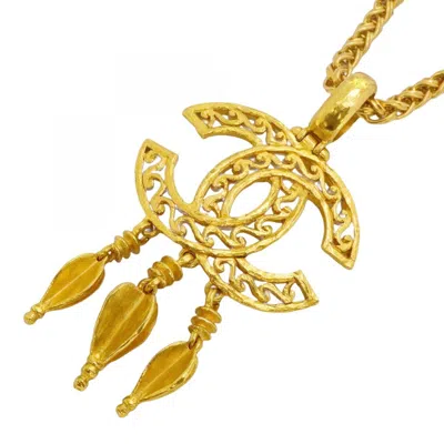Pre-owned Chanel Plating Necklace () In Gold
