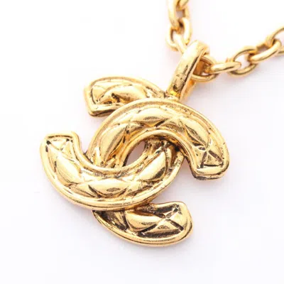Pre-owned Chanel Plating Necklace () In Gold