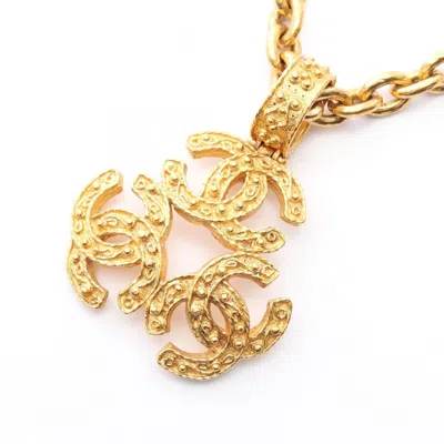 Pre-owned Chanel Plating Necklace () In Gold