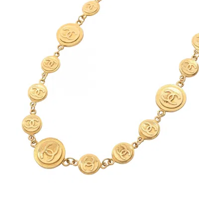 Pre-owned Chanel Plating Necklace () In Gold