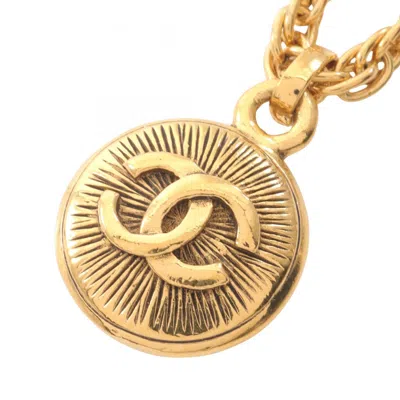 Pre-owned Chanel Plating Necklace () In Gold