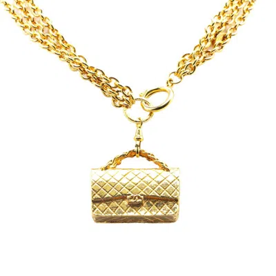 Pre-owned Chanel Plating Necklace () In Gold