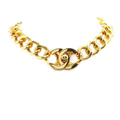 Pre-owned Chanel Plating Necklace () In Gold