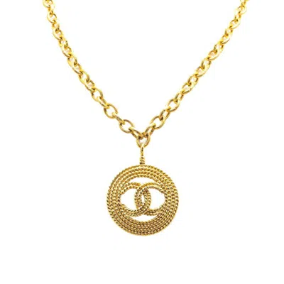 Pre-owned Chanel Plating Necklace () In Gold