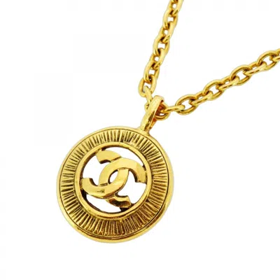 Pre-owned Chanel Plating Necklace () In Gold
