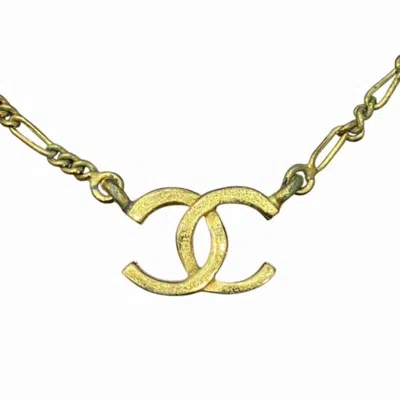 Pre-owned Chanel Plating Necklace () In Gold
