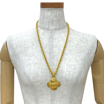 Pre-owned Chanel Plating Necklace () In Gold