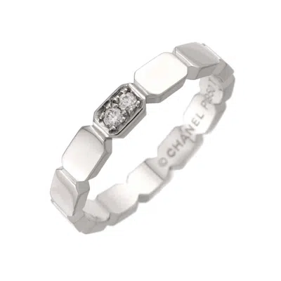 Pre-owned Chanel Platinum 950 Band Ring ()