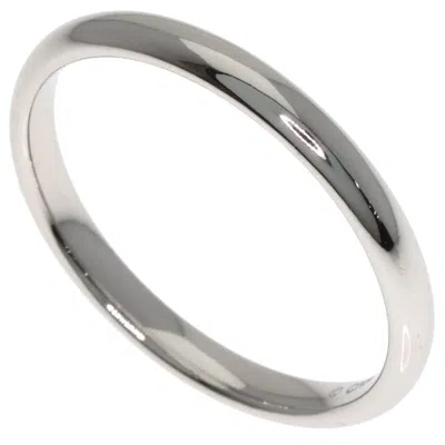 Pre-owned Chanel Platinum 950 Band Ring ()