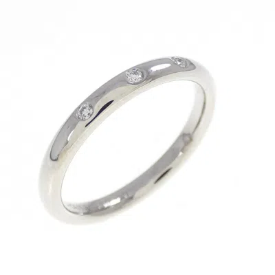 Pre-owned Chanel Platinum 950 Band Ring ()