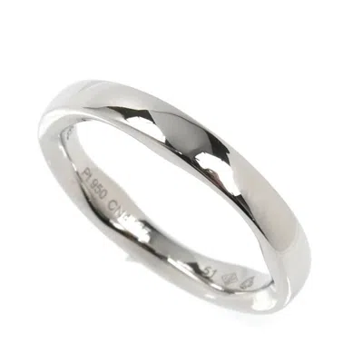 Pre-owned Chanel Platinum 950 Band Ring ()