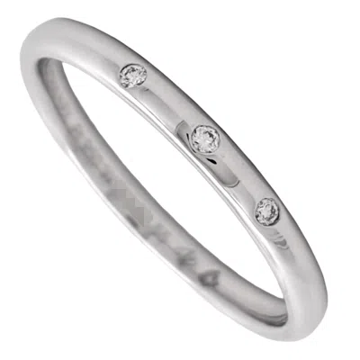 Pre-owned Chanel Platinum 950 Band Ring ()
