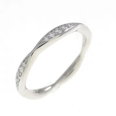 Pre-owned Chanel Platinum 950 Band Ring ()
